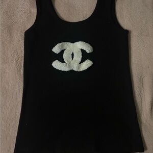 Others Follow Black Tank Top with White Logo